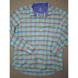 Button Up Shirt Men's XL Uomo Classic Fit 100% Cotton Beautiful